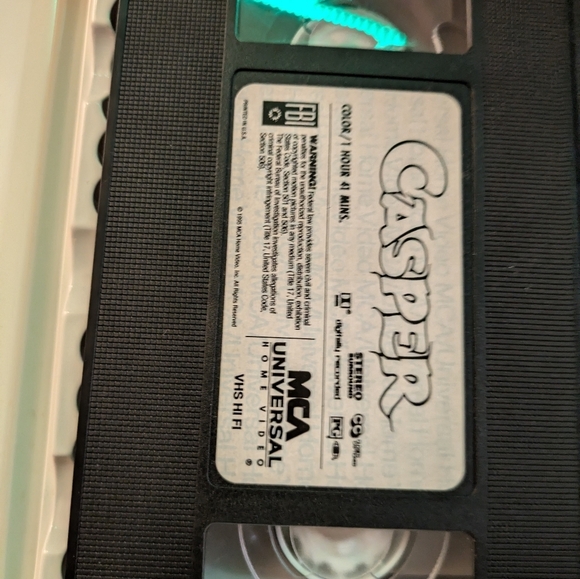 Casper VHS Tape Pre-owned - Picture 5 of 6